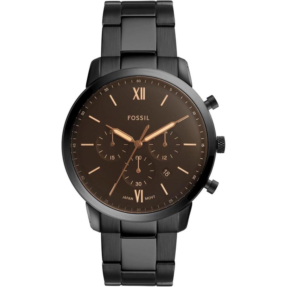 Fossil Men's Neutra Quartz Stainless Steel and Leather Chronograph Watch