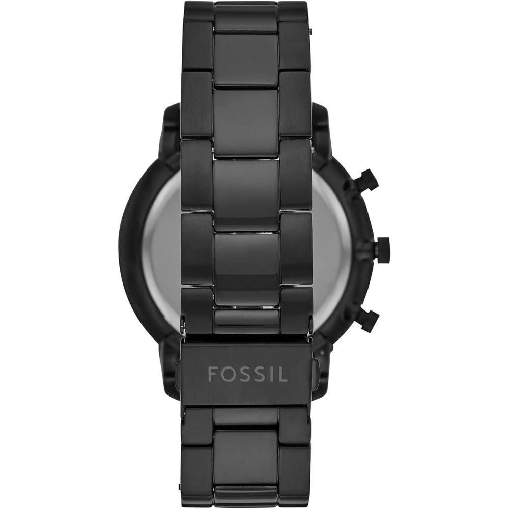 Fossil Neutra Quartz Reloj cronógrafo de acero inoxidable y cuero para hombre, resistente al agua con correa intercambiable