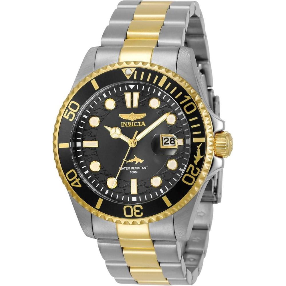 Invicta Men's Pro Diver Quartz Watch with Stainless Steel Strap, Two Tone, 22 (Model: 30023)