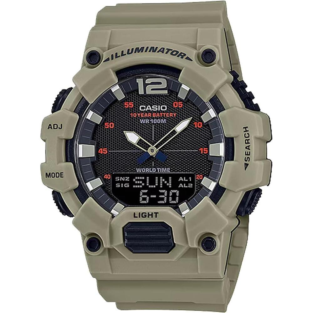 Casio Men's HDC-700-1AVCF Classic Analog-Digital Display Quartz Black Watch