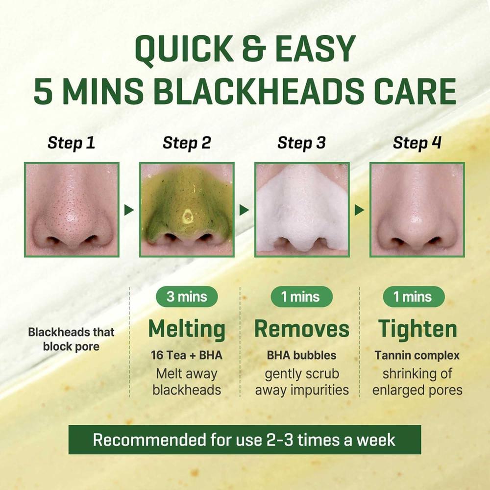 SOME BY MI Limpiador Facial Milagro 30 Días con Té Verde Desintoxicante, Refrescante y Minimizador de Poros