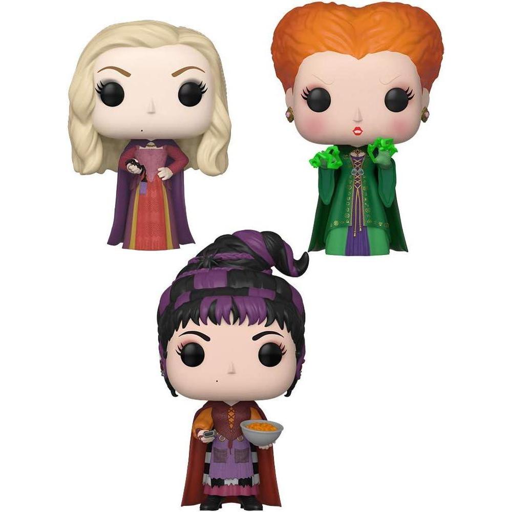 Funko Disney: Pop! Hocus Pocus - Sarah con araña, Winifred con magia, Mary con bolitas de queso