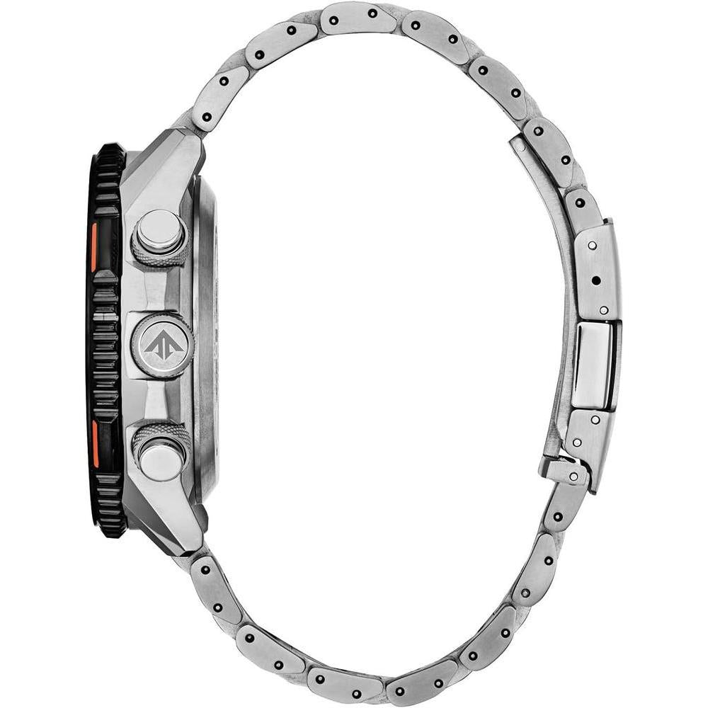 Citizen Reloj Promaster Air Skyhawk Eco-Drive Super Titanium para hombre con cronometraje atómico y cristal antirreflectante