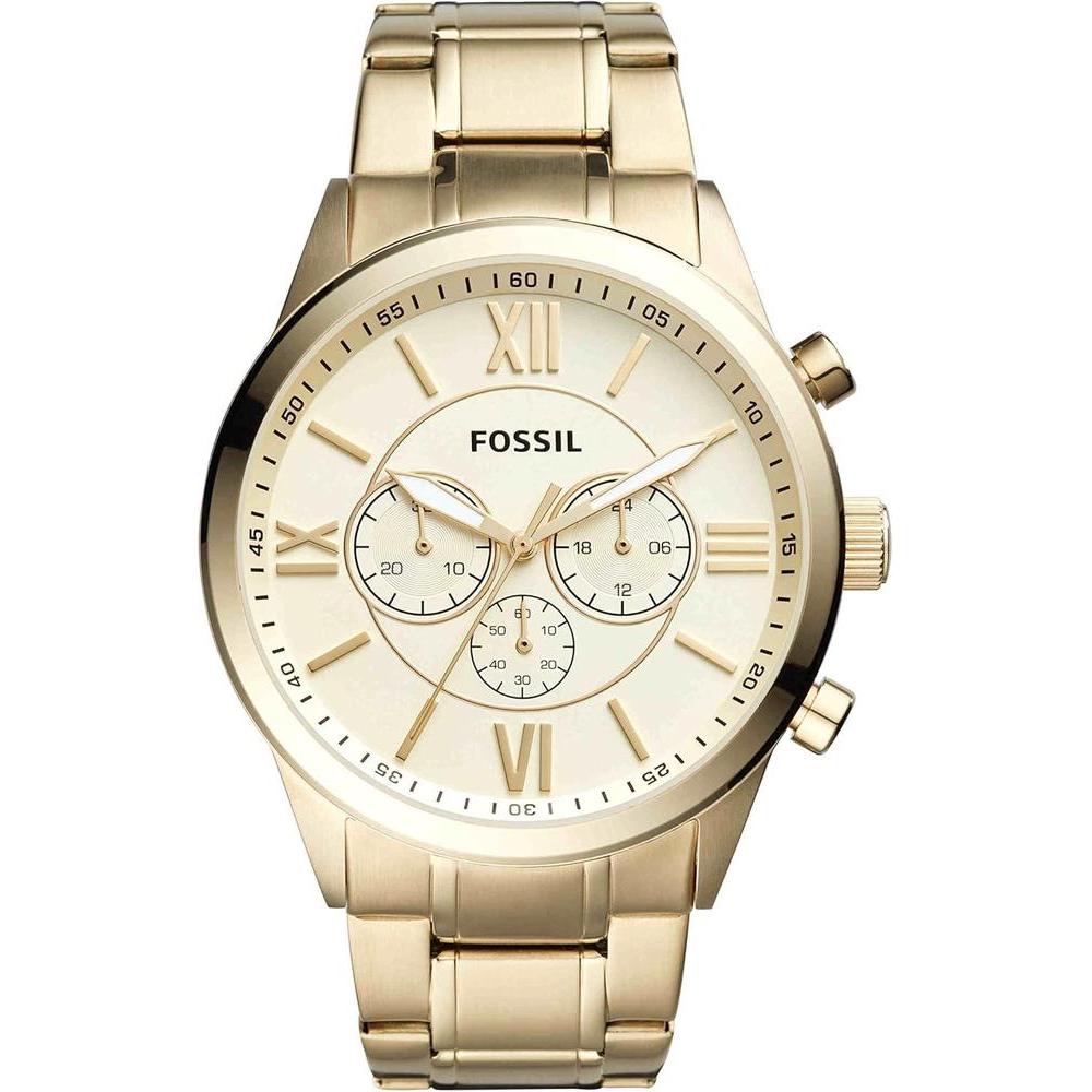 Fossil Flynn Chronograph Gold-Tone Stainless Steel Watch BQ1128