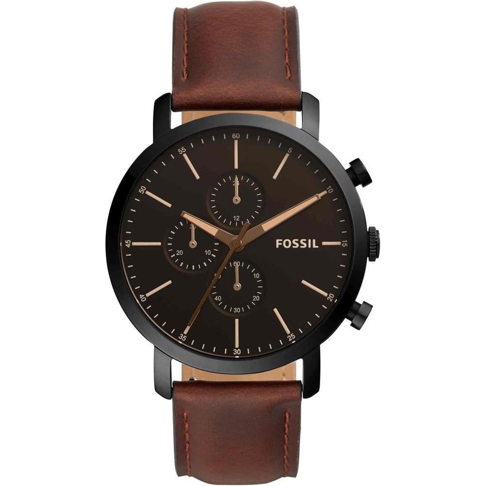 Luther Chronograph Brown Leather Watch