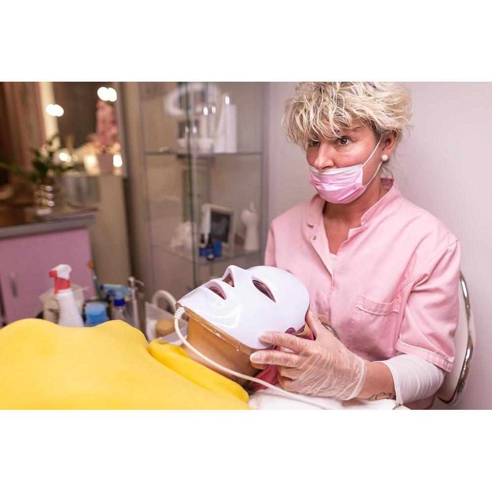 Mascarilla Facial Led Aphrona Aprobada Por Fda Con Fototerapia