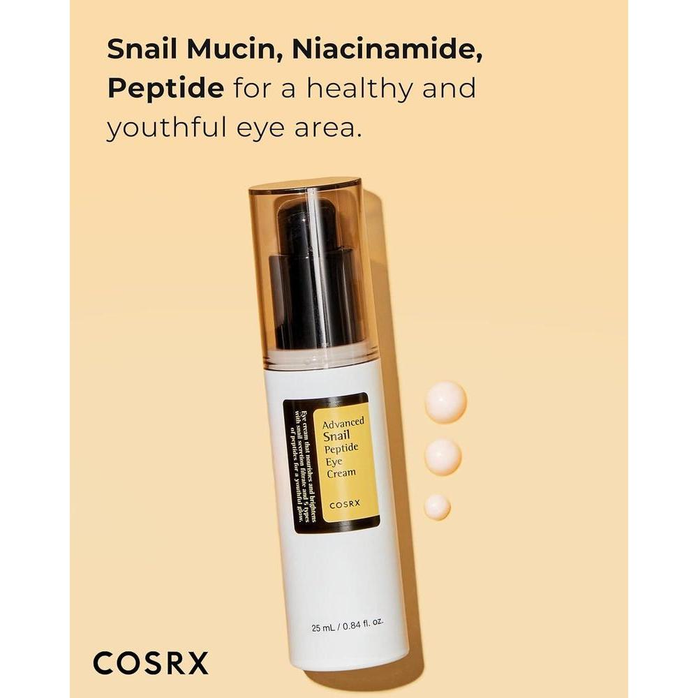Crema para Contorno de Ojos con Mucina de Caracol y Péptidos