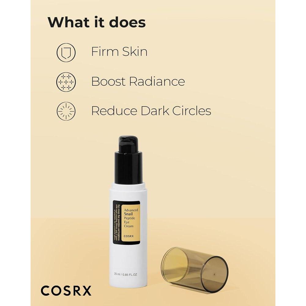 Crema para Contorno de Ojos con Mucina de Caracol y Péptidos