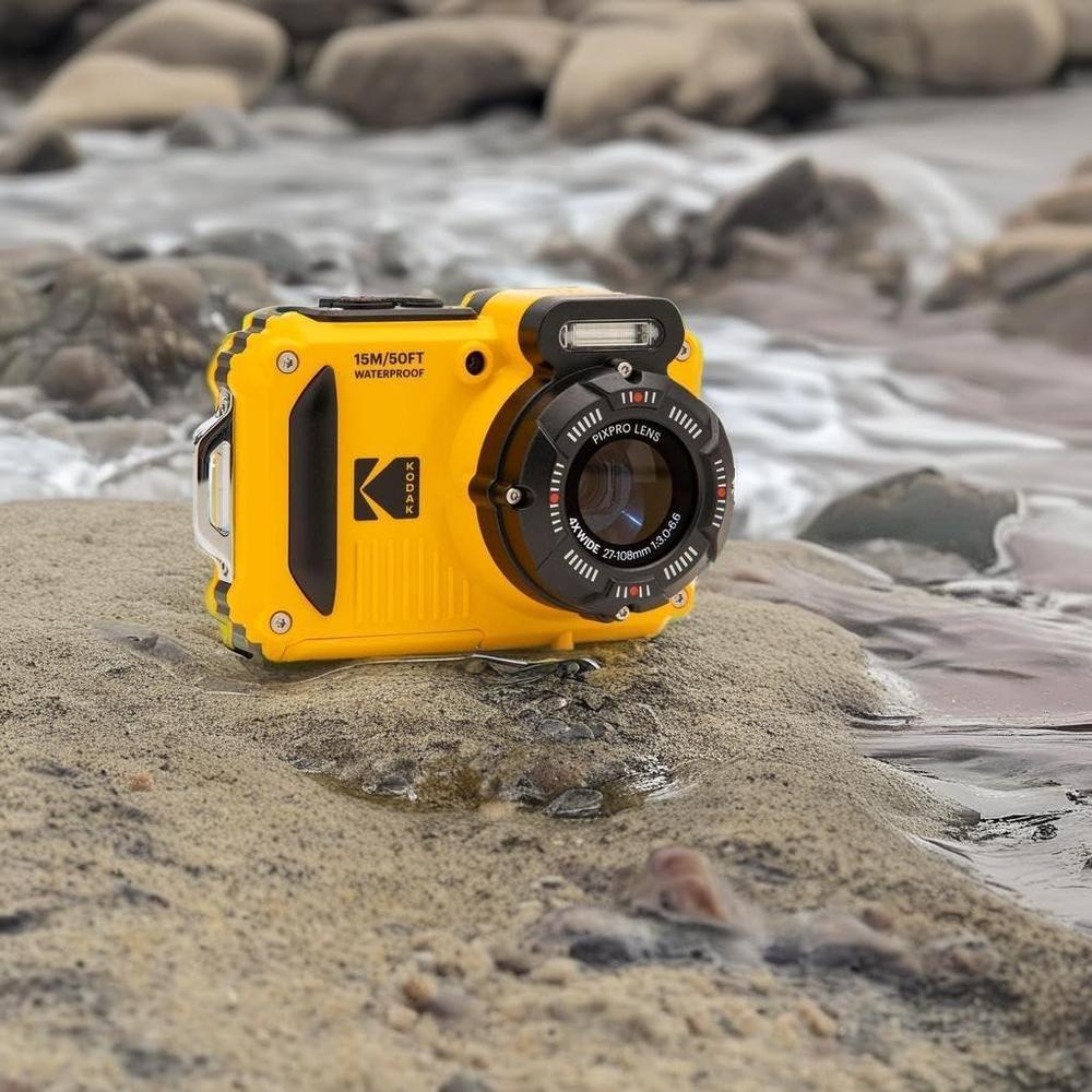 KODAK PIXPRO WPZ2: Cámara digital resistente, impermeable, a prueba de golpes y polvo con WiFi, 16 MP, video Full HD