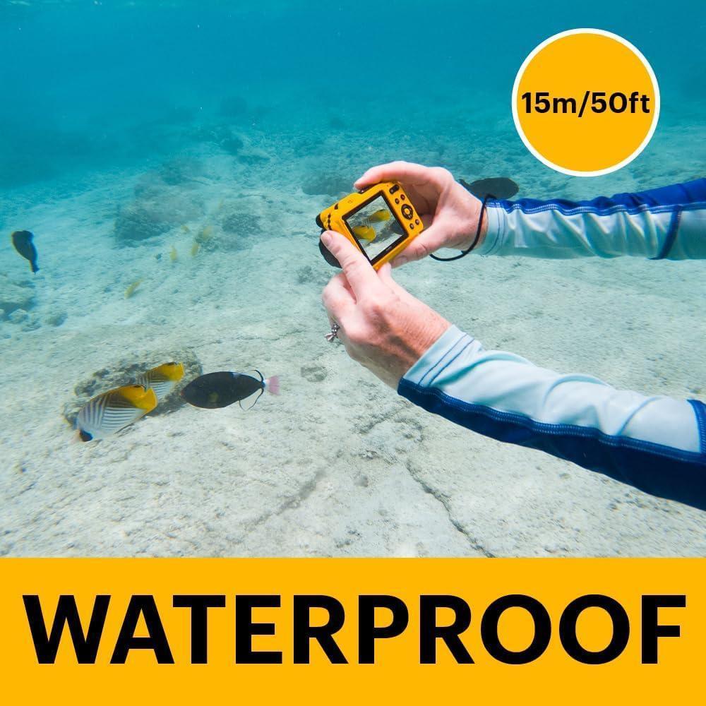 KODAK PIXPRO WPZ2: Cámara digital resistente, impermeable, a prueba de golpes y polvo con WiFi, 16 MP, video Full HD