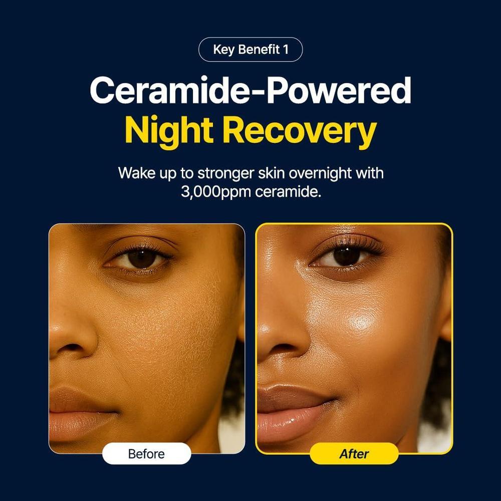 PURITO Crema Recuperadora Nocturna 100ml Para Piel Seca Y Sensible Vegana