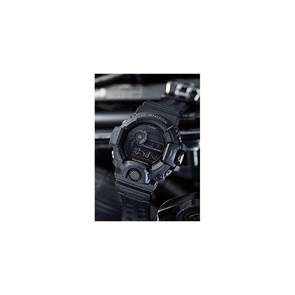 Casio G-Shock GW9400-1B, reloj digital negro para hombre con energía solar y resistencia al agua