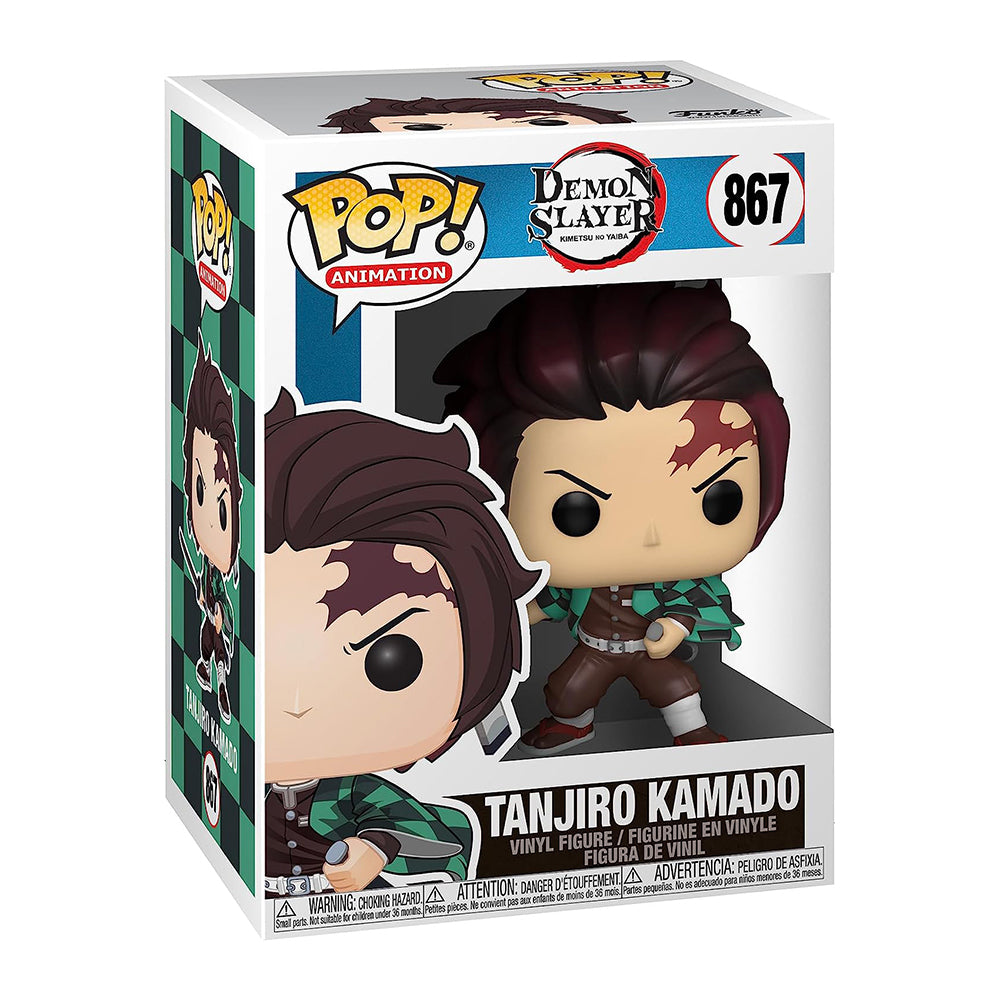 Funko POP Animation: Demon Slayer- Tanjiro Kamado, Multicolor