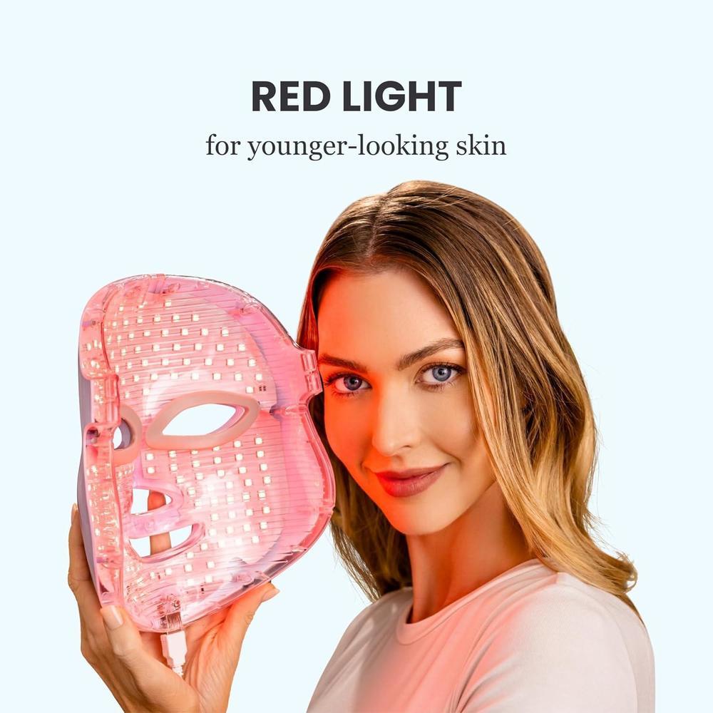 Mascarilla LED facial Luma Mask de Pure Daily Care con 7 colores, tecnología antienvejecimiento y ajuste de intensidad