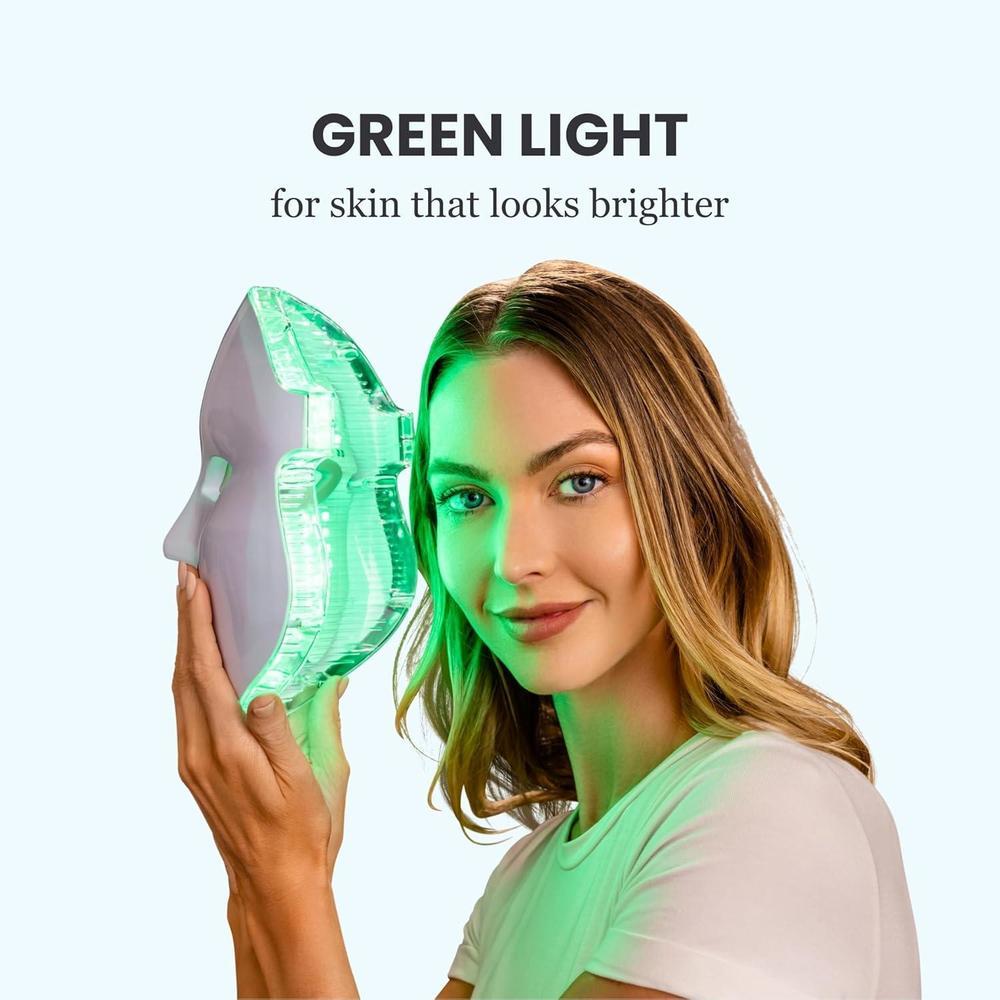 Mascarilla LED facial Luma Mask de Pure Daily Care con 7 colores, tecnología antienvejecimiento y ajuste de intensidad