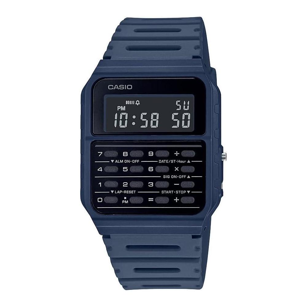Casio CA53W Vintage Series | Data Bank | 1/100 SEC Stopwatch | Water Resistant | 8 Digit Calculator | Dual Time | Resin Band | Resin Case | Auto Calendar | Daily Alarm | 5 Year Battery