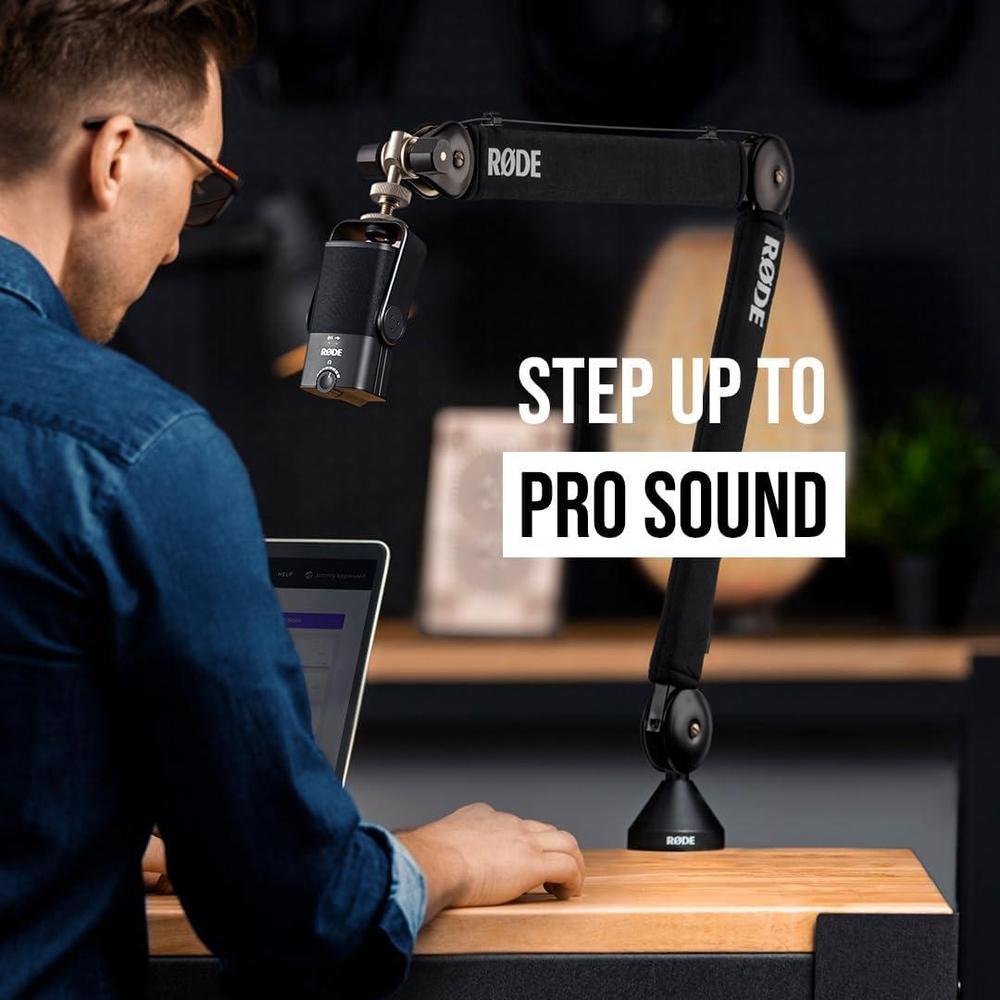 RØDE NT-USB Mini micrófono USB de condensador versátil calidad de estudio para podcasting, transmisión, juegos y más