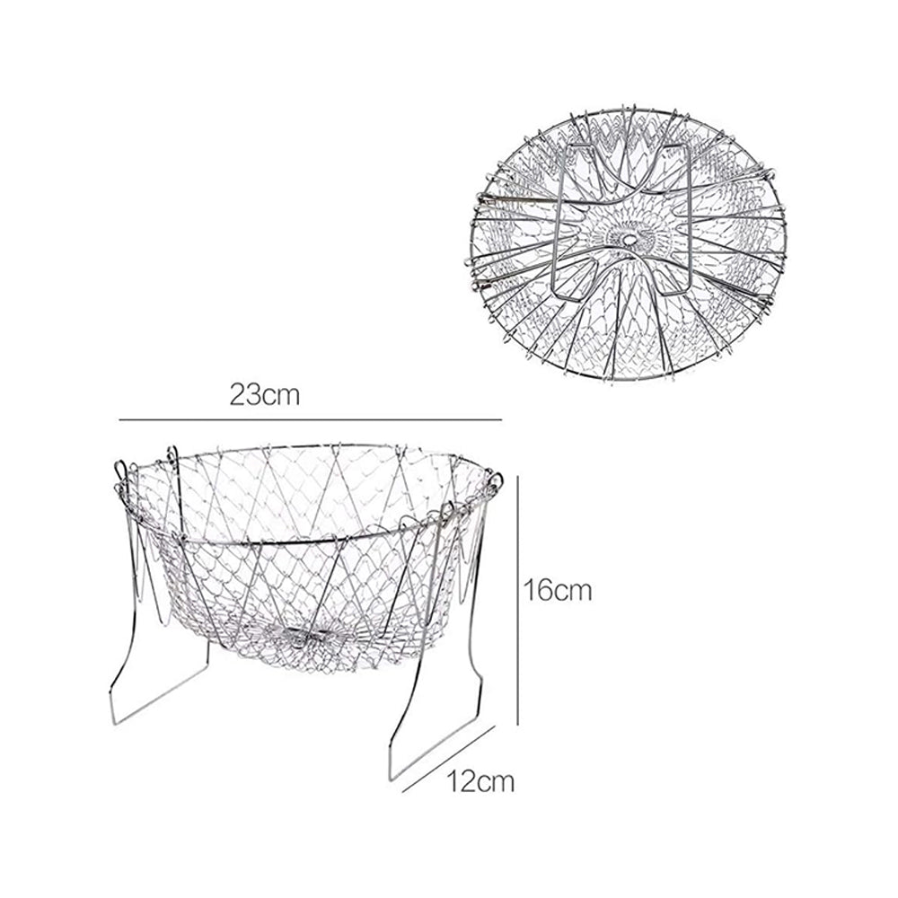Cesta de Cocina para Freír, Lavar Frutas y Verduras