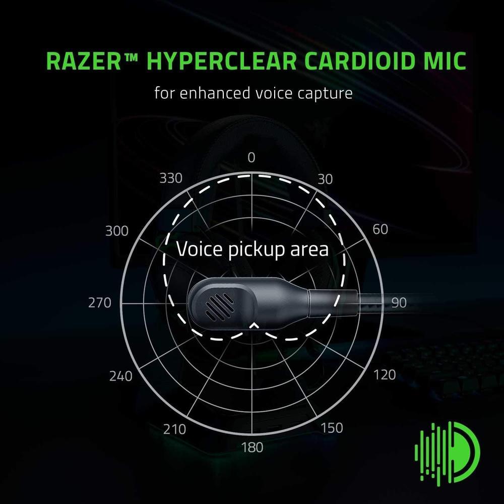 Razer BlackShark V2 X Auriculares para gamer con sonido envolvente 7.1 y almohadillas de espuma viscoelástica para PC, PS4, PS5 o Switch