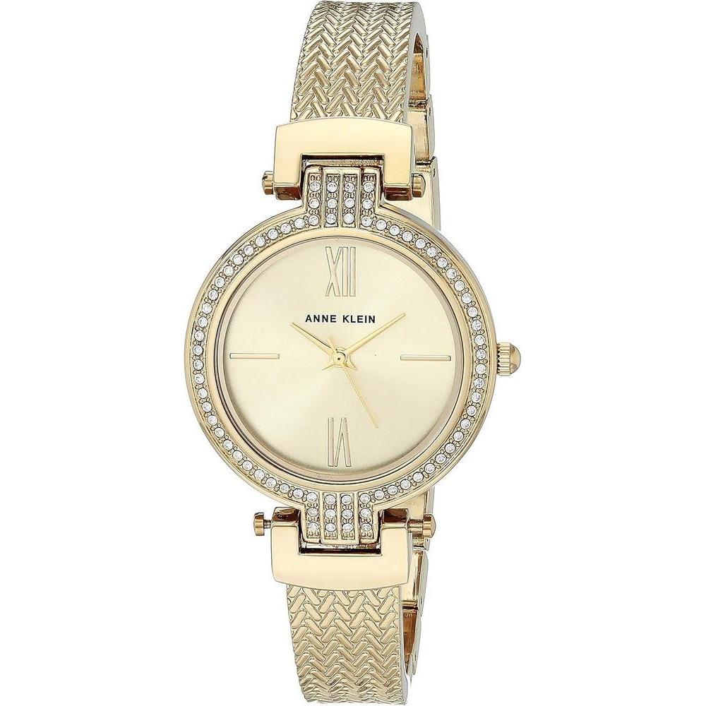 Anne Klein Women's Premium Crystal Accented Watch and Bracelet Set