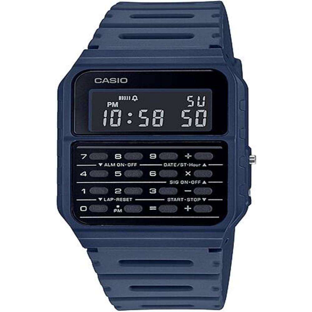 Casio CA-53WF-2B Calculator Blue Digital Mens Watch Original New Classic CA-53
