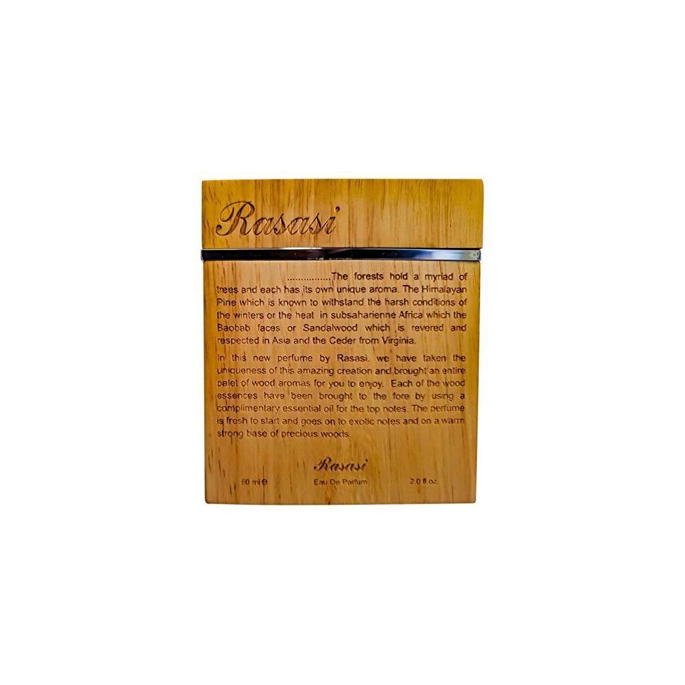 RASASI Wow Woody para hombre EDP - Eau de Parfum con aromas afrutados y notas de pomelo, mandarina y almizcle
