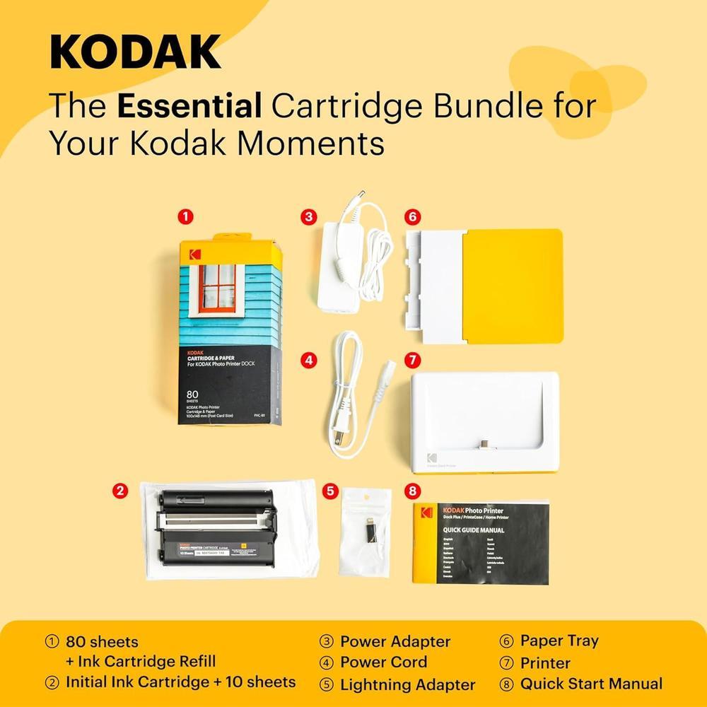 Kodak Dock Plus 4PASS Impresora fotográfica instantánea