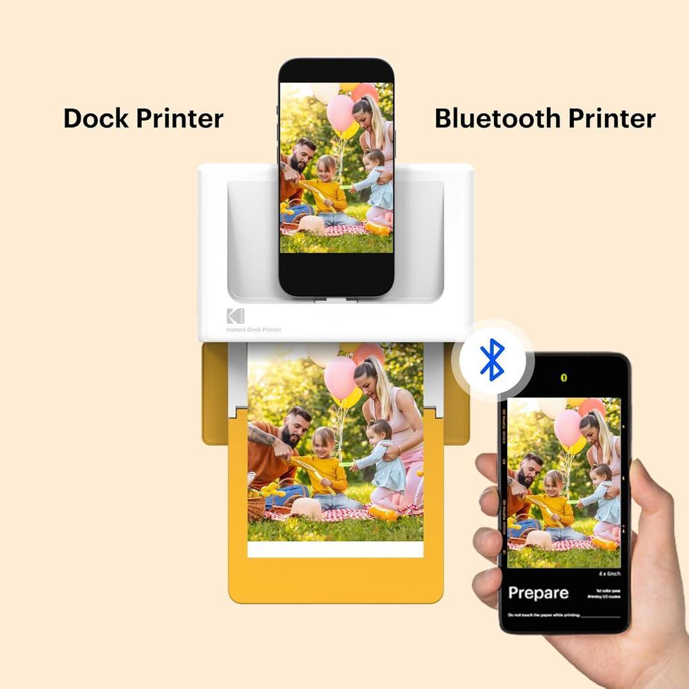Kodak Dock Plus 4PASS Impresora fotográfica instantánea