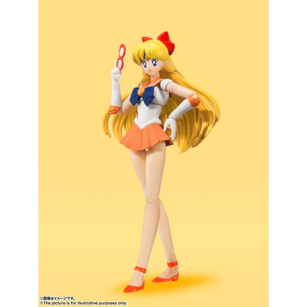 TAMASHII NATIONS - Pretty Guardian Sailor Moon - Sailor Venus - Animation Color Edition, Figura de acción Bandai Spirits