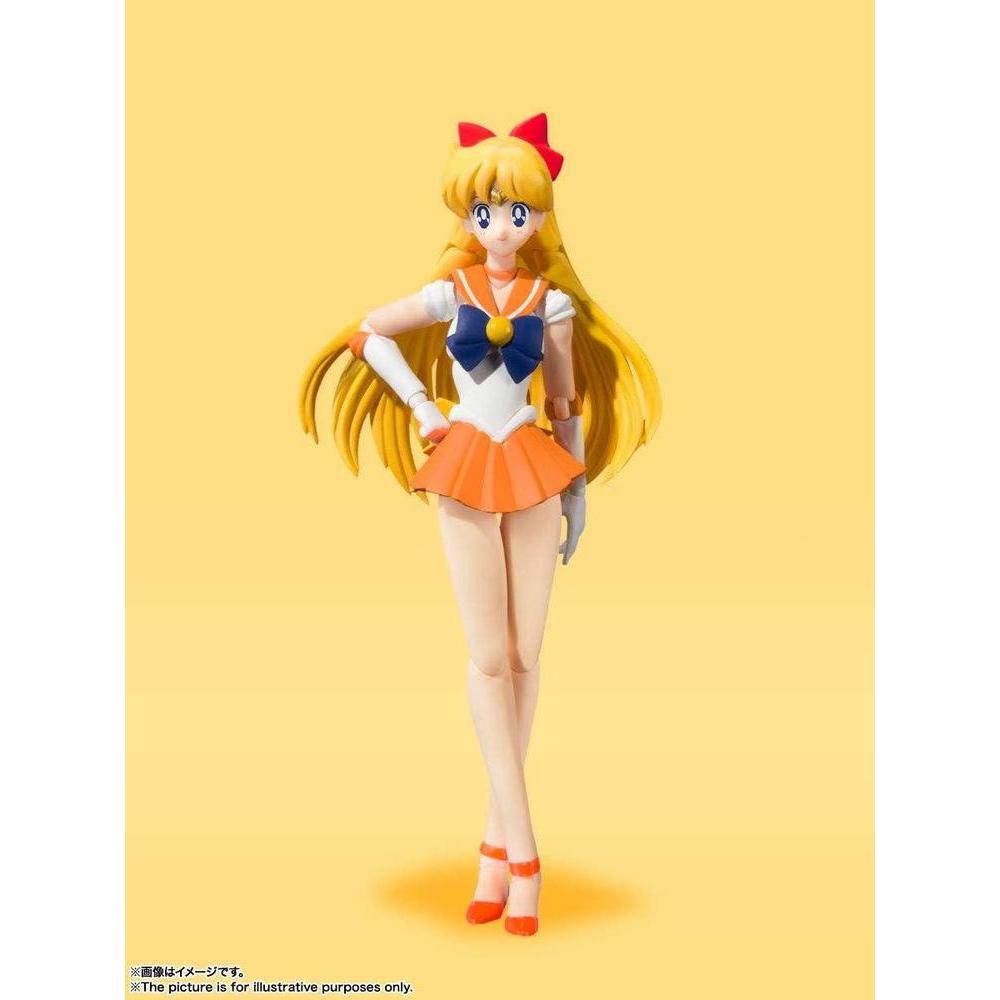 TAMASHII NATIONS - Pretty Guardian Sailor Moon - Sailor Venus - Animation Color Edition, Figura de acción Bandai Spirits