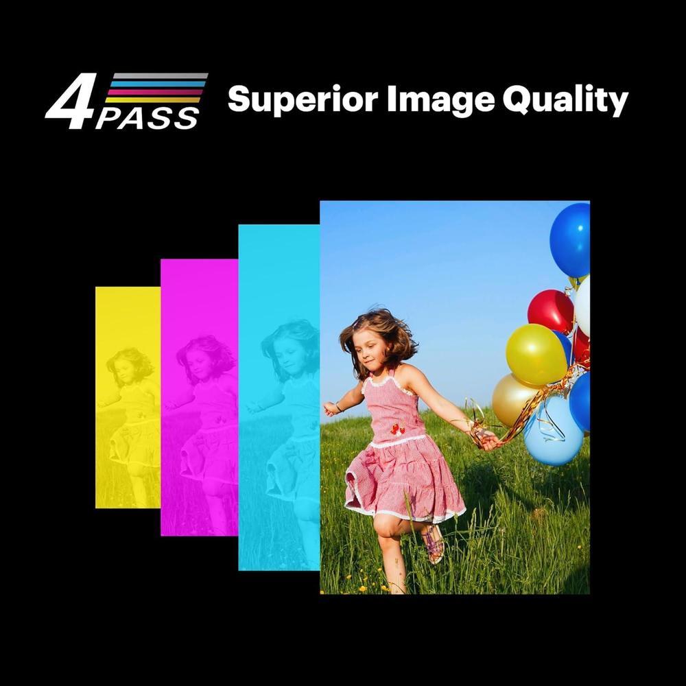 Impresora portátil KODAK Mini 2 Retro, tecnología 4PASS, incluye 68 hojas, color blanco