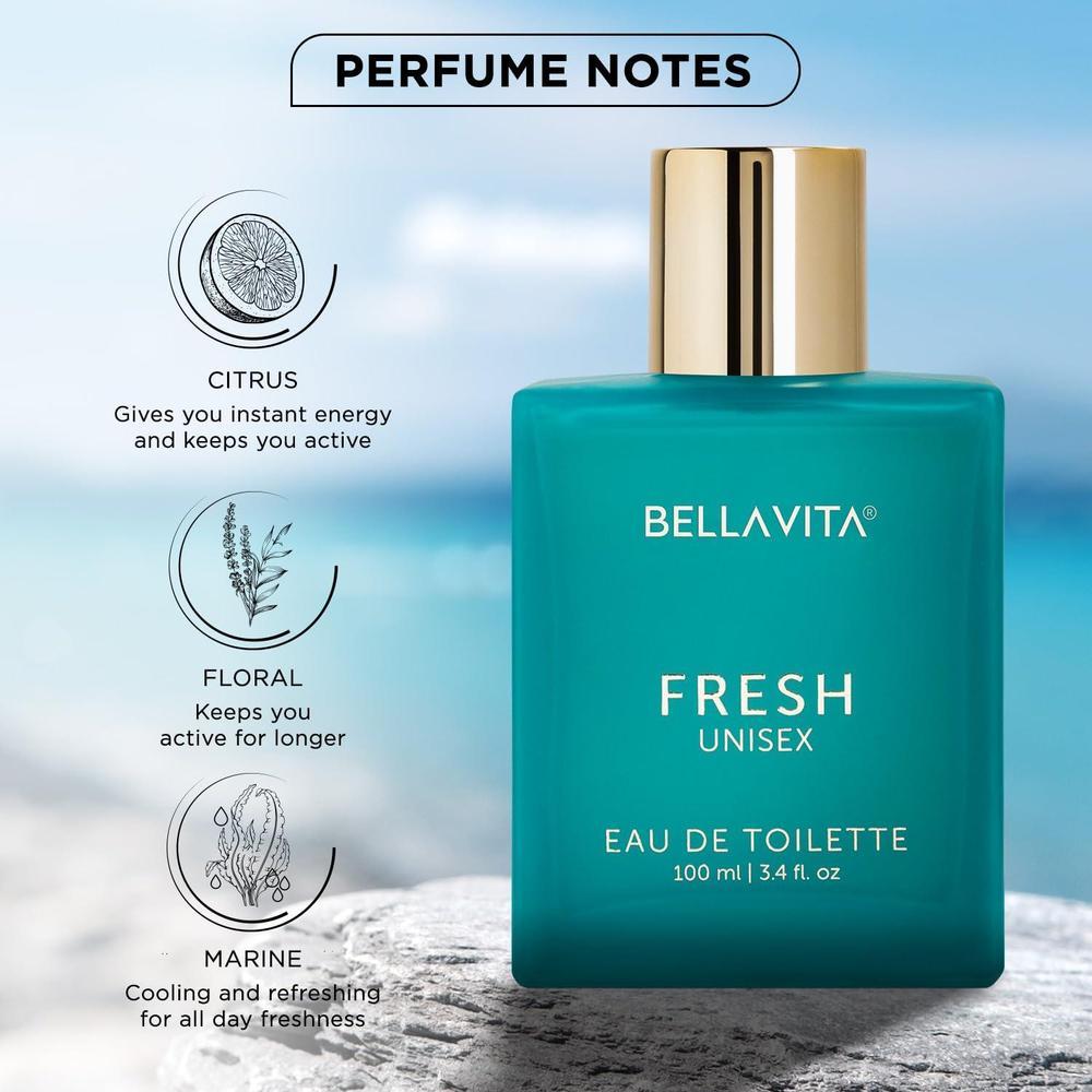 Bellavita Fresh Eau de Toilette for women with Bergamot