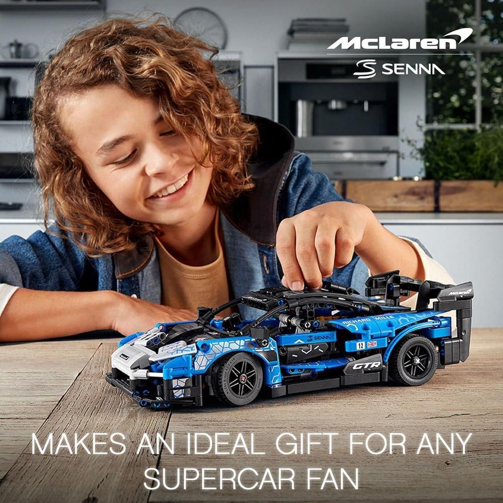 LEGO Technic McLaren Senna GTR 42123 Racing Sports - Kit de construcción, idea de regalo para niños y niñas