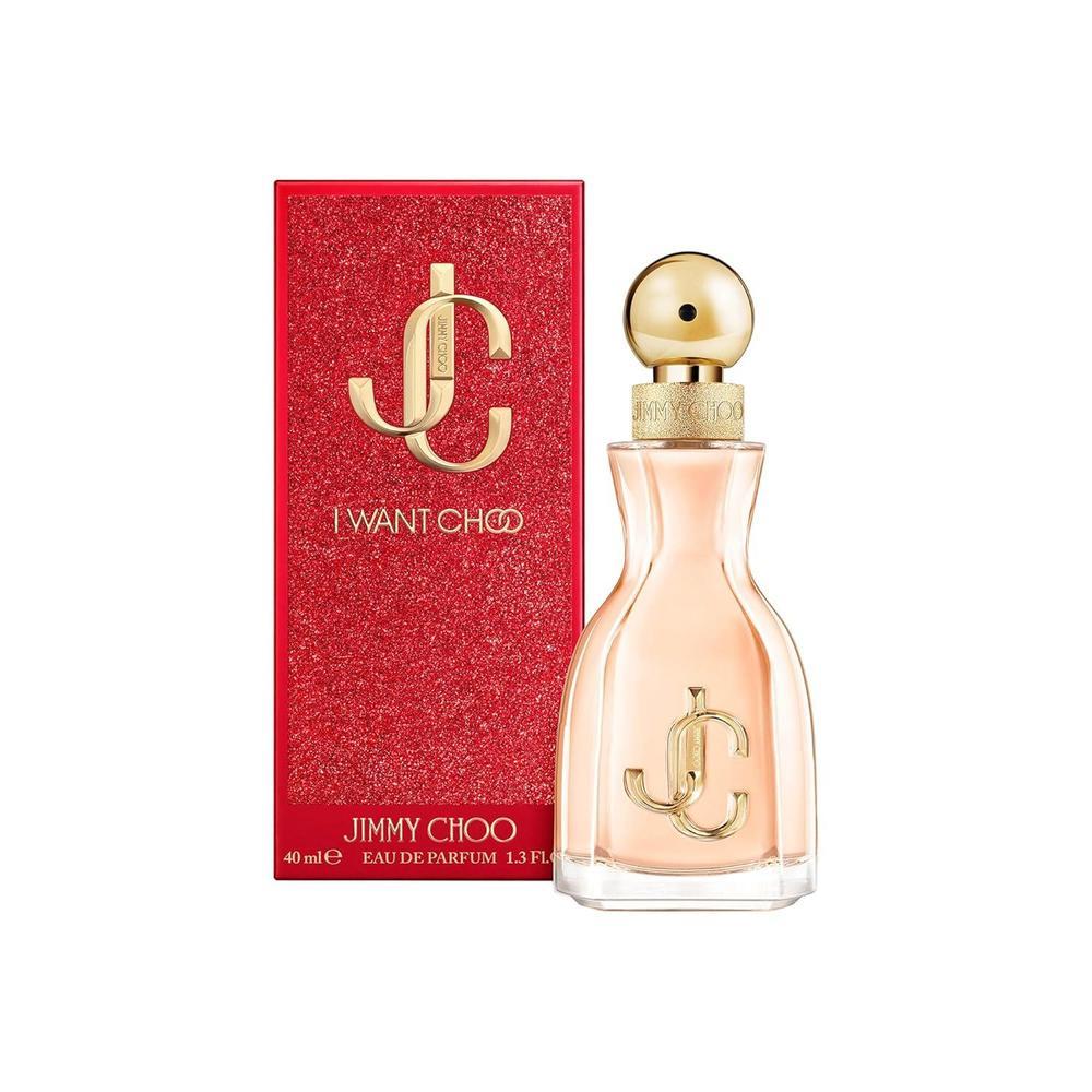 Jimmy Choo I Want Choo Eau de Parfum es una fragancia para mujer con notas de mandarina, lirio rojo y vainilla, floral gourmand amaderada