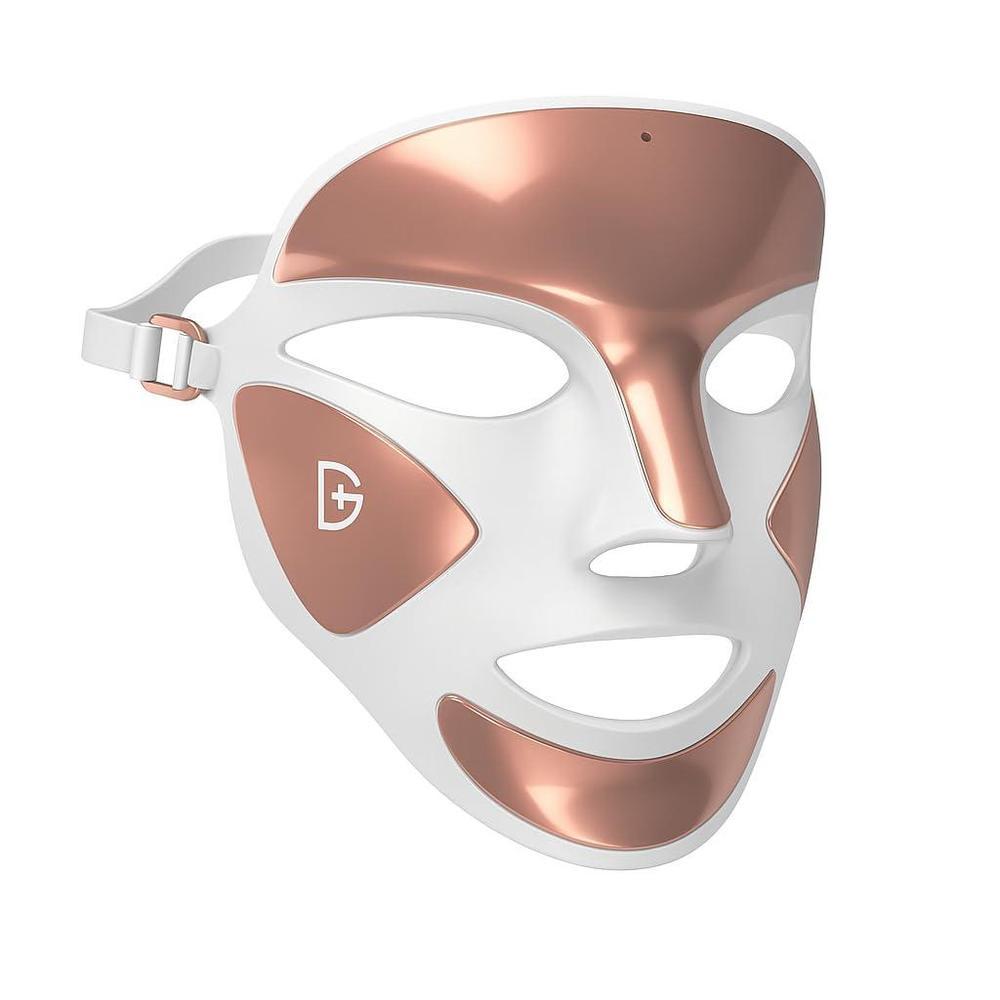 Dr. Dennis Gross DRx SpectraLite FaceWare Pro - Máscara facial LED para rejuvenecimiento de la piel con doble terapia de luz roja y azul, elegible para FSA HSA