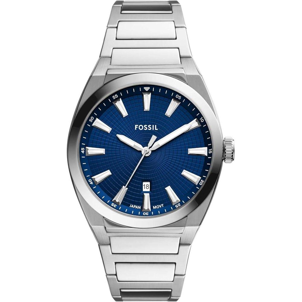 Fossil Everett Men's Watch with Stainless Steel or Leather Band