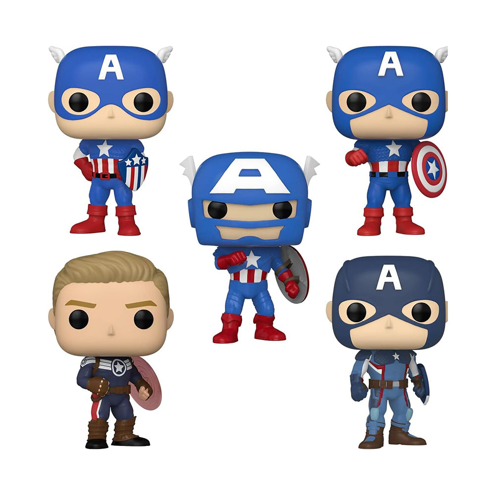 Funko Pop Marvel Year of The Shield - Captain America 5 Pack