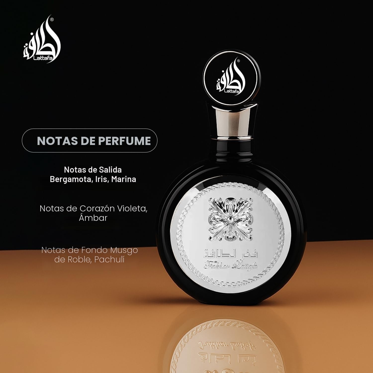 Lattafa Fakhar - Fresco, afrutado, bergamota, madera de ámbar - Eau de Parfum fragancia de larga duración para hombres, 100 ml