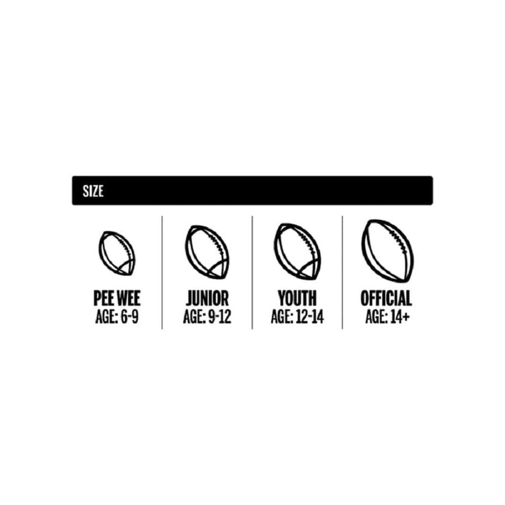 Wilson NFL Mini Autograph - Fútbol americano, color marrón/blanco, ideal como coleccionable o para uso novedoso, tamaño mini