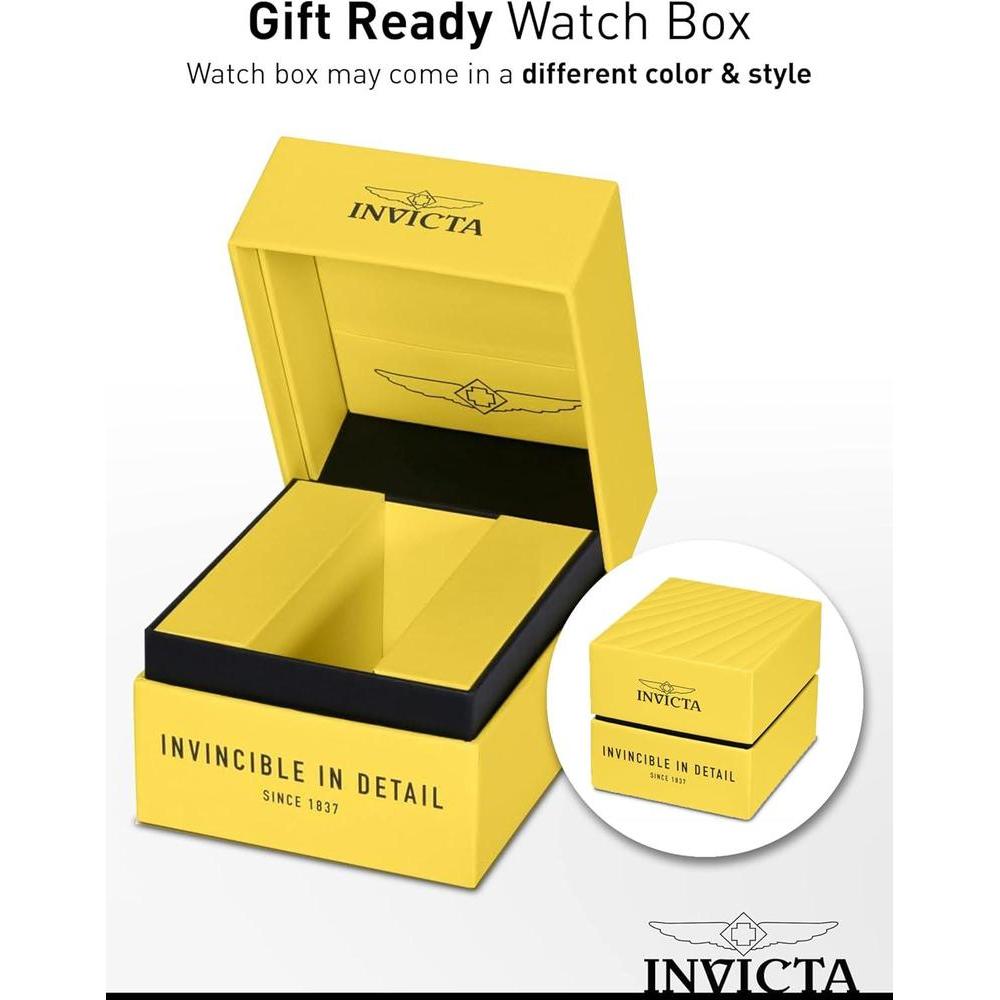 Reloj de cuarzo Invicta Specialty para hombre con correa de silicona, resistente al agua y manecillas luminosas