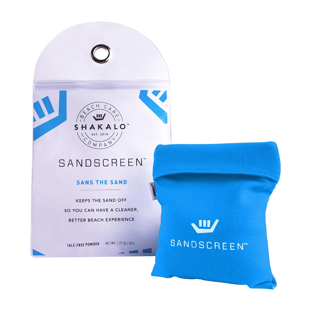 SHAKALO SANDSCREEN Sand Removal Bag | Talc-Free and Reef Friendly | Fresh, Clean and Sand Free | Great for The Whole Family!(Pack of 1)