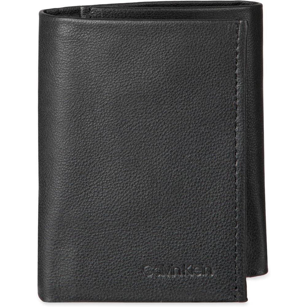 Calvin Klein Men's RFID Leather Trifold Wallet