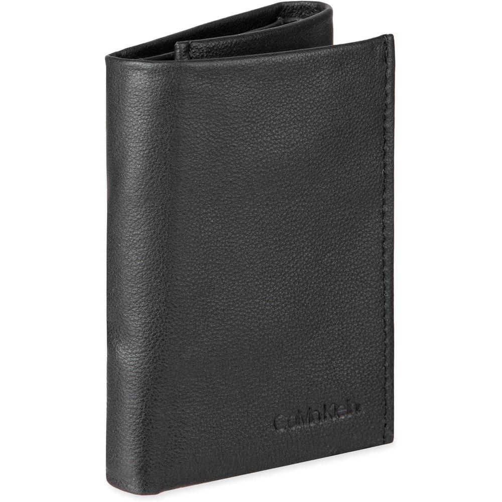Conjunto Calvin Klein para hombres: billetera de cuero RFID y llavero, diseño moderno y funcional