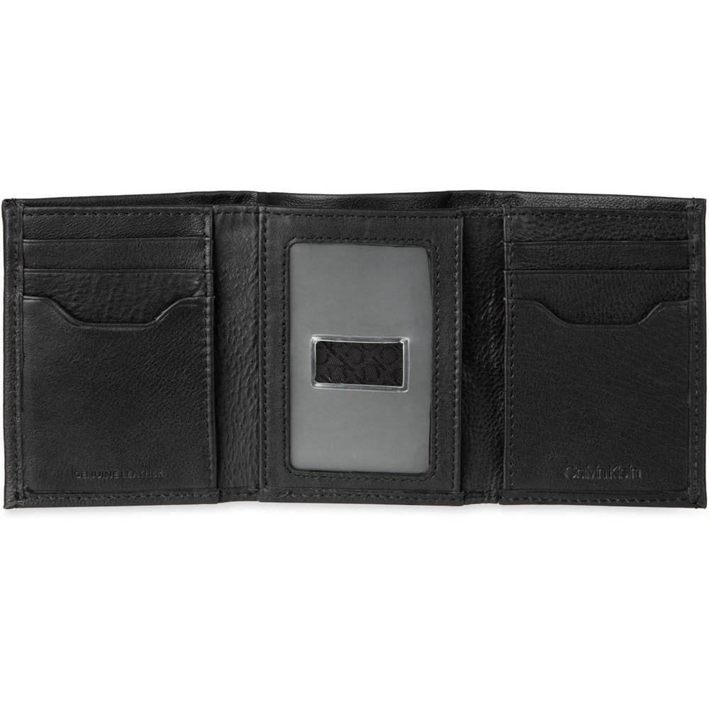 Conjunto Calvin Klein para hombres: billetera de cuero RFID y llavero, diseño moderno y funcional