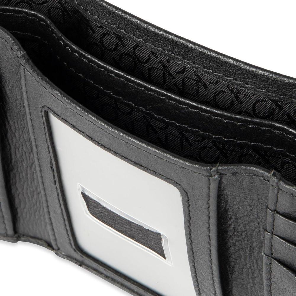 Conjunto Calvin Klein para hombres: billetera de cuero RFID y llavero, diseño moderno y funcional