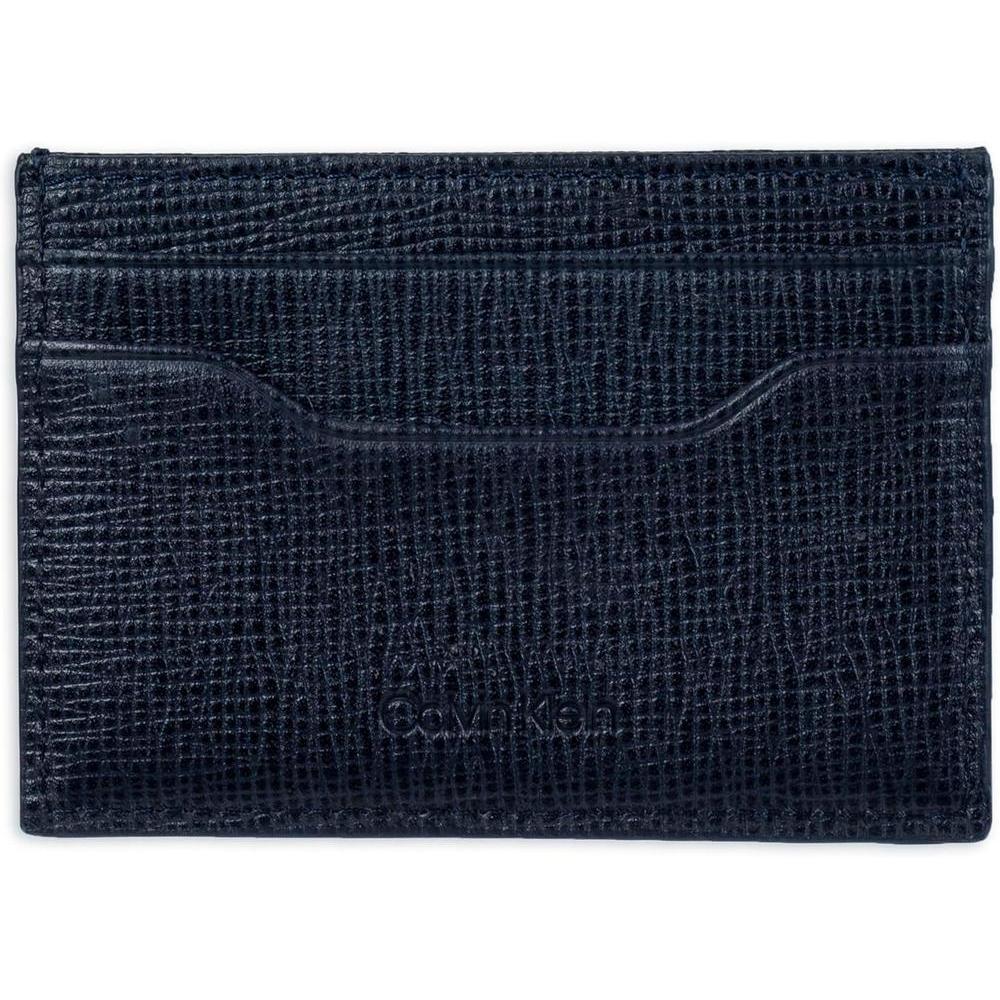 Set de Cartera y Tarjetero Minimalista para Hombre Calvin Klein con Bloqueo RFID, Cuero 100%