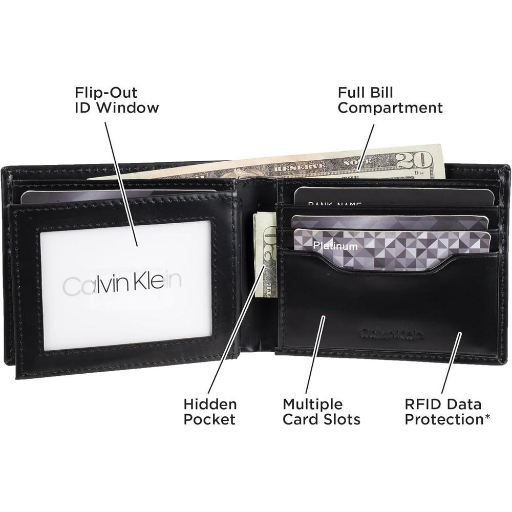 Sets de Billetera y Tarjetero Minimalista de Calvin Klein para Hombre con Tecnología RFID