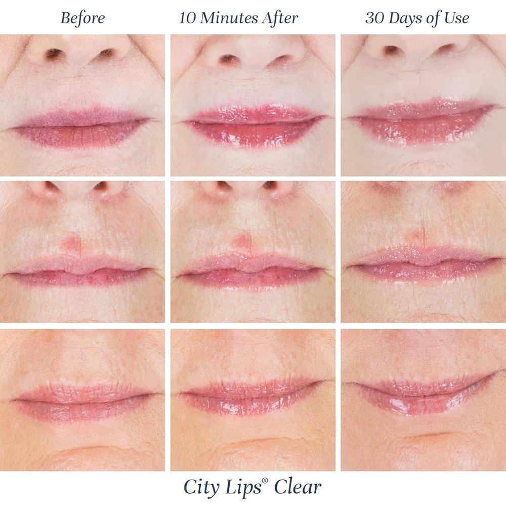 City Lips Clear - Brillo Labial Voluminizador Y Hidratante