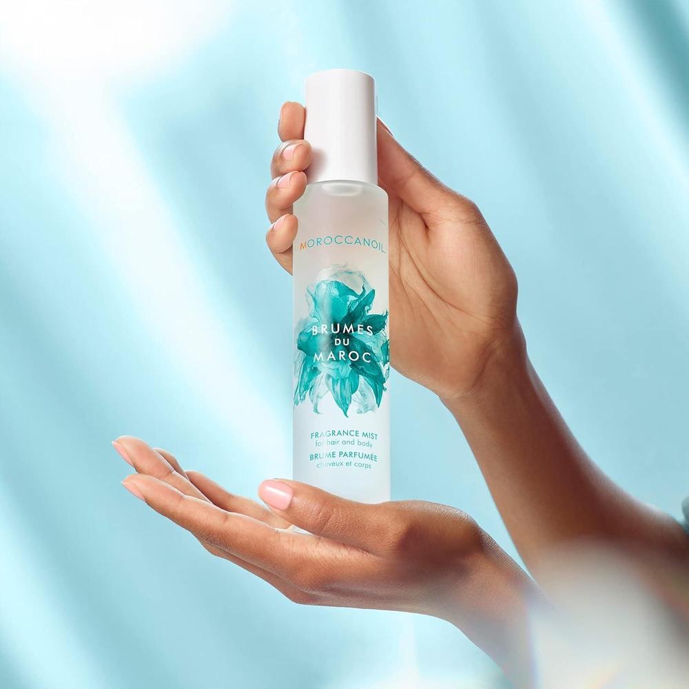 Mist Fragancia Moroccanoil para cabello y cuerpo, con aceite de argán y vitamina E, aroma ámbar y floral dulce