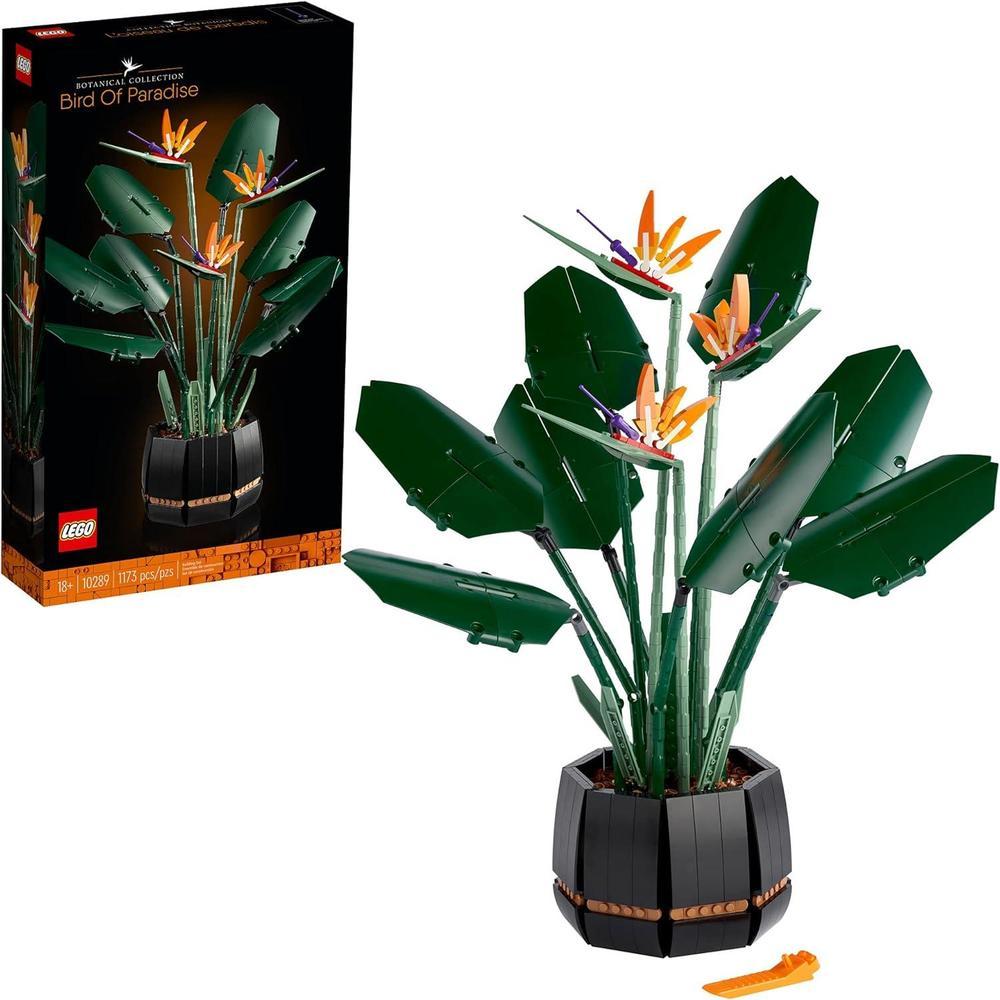 LEGO 10289 Creator Expert Bird of Paradise Building Set for Adults, Artificial Plants Flowers Deco Gift Idea